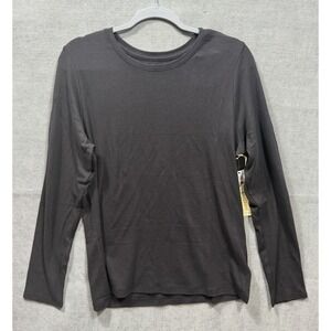 Telluride Clothing Company Women's Long sleeve Rib Crew Neck X Large Pima Modal